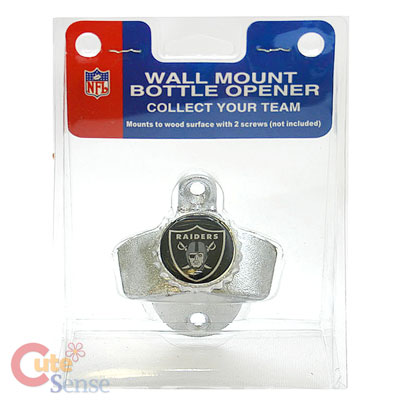 Oakland Raiders Metal Bottle Opener